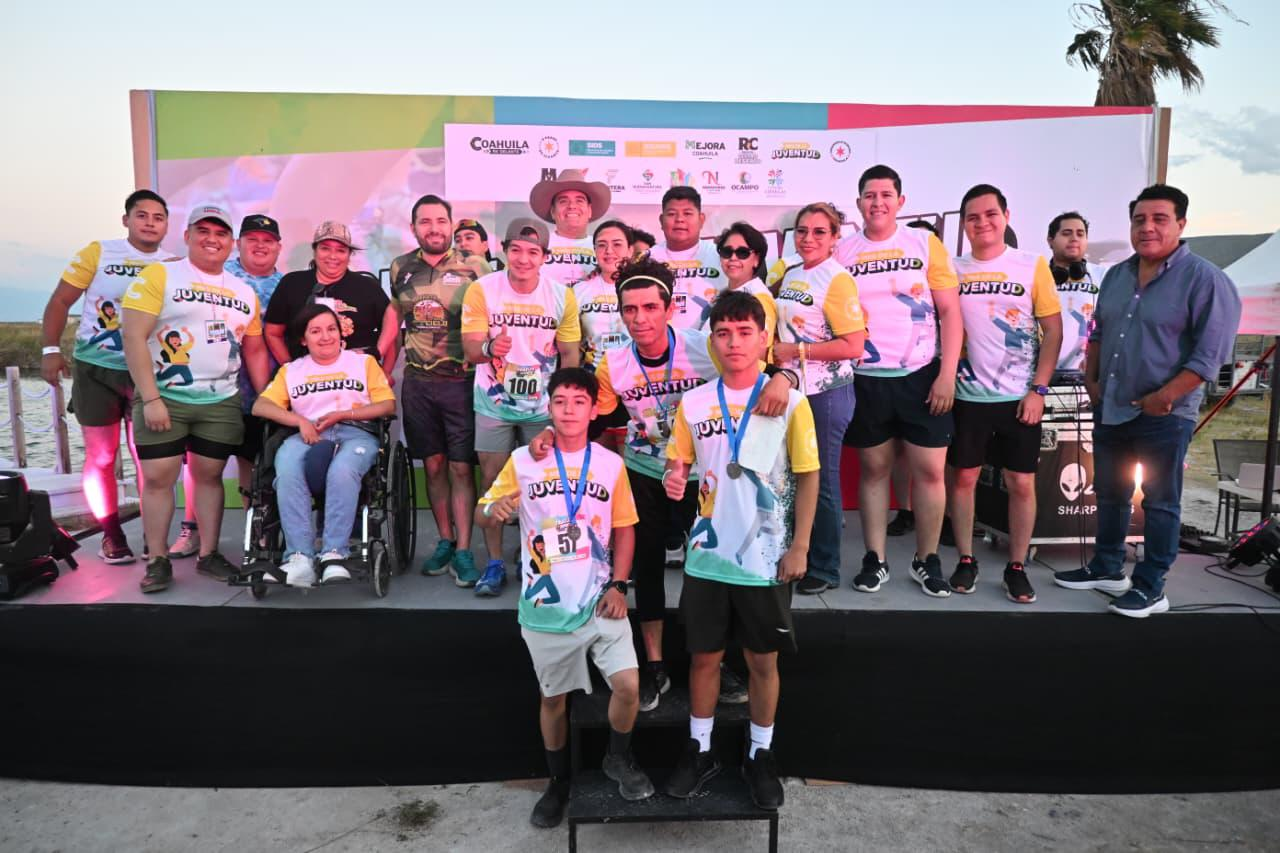 Jóvenes Ocampenses brillan en el Primer Triatlón por la Juventud.