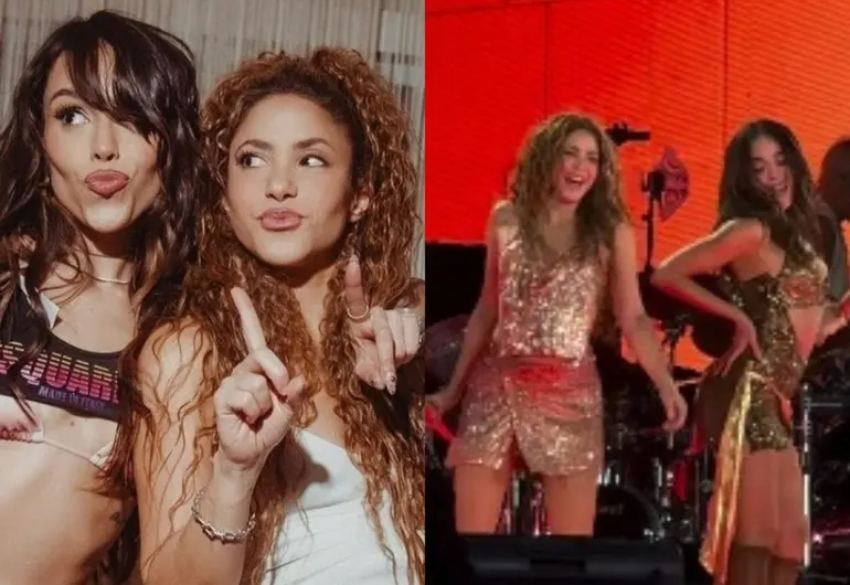 Shakira invitó a Danna a su concierto en el Estadio GNP para cantar ‘Soltera’
