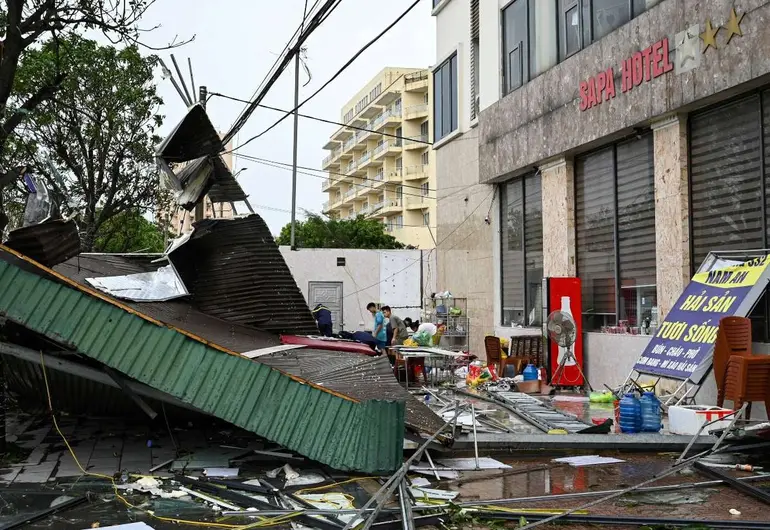 Tifón Kajiki deja cinco personas sin vida en Tailandia y daños en Vietnam