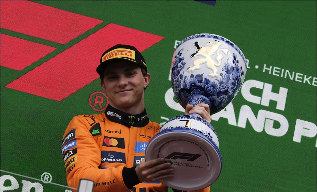 Oscar Piastri gana el GP de Países Bajos; refuerza liderato en la F1