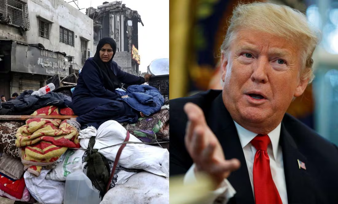 Plan de Trump para Gaza prevé desplazar a todos los palestinos; territorio se convertiría en centro turístico, reportan medios
