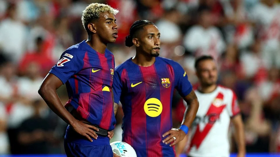 Barcelona se estanca con empate en su visita al Rayo Vallecano y pierde el paso perfecto en LaLiga