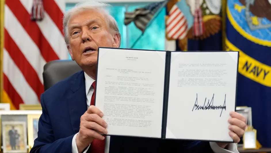 Promulga Trump Pena Capital… en la Capital