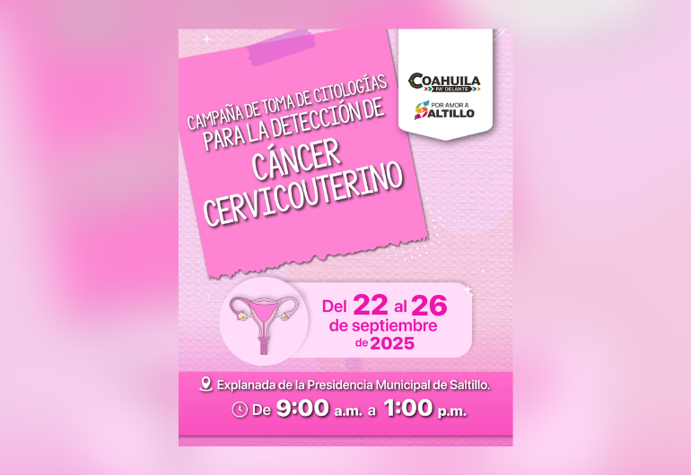 Realizarán mastografías y citologías gratuitas en Saltillo