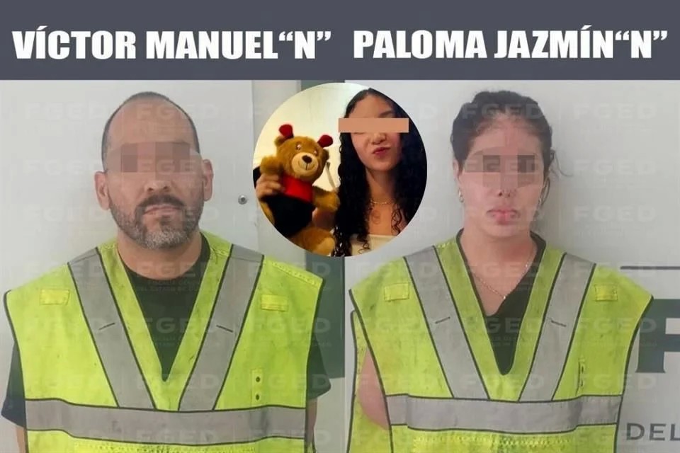 Detienen a madre y padrastro por muerte de Paloma Nicole