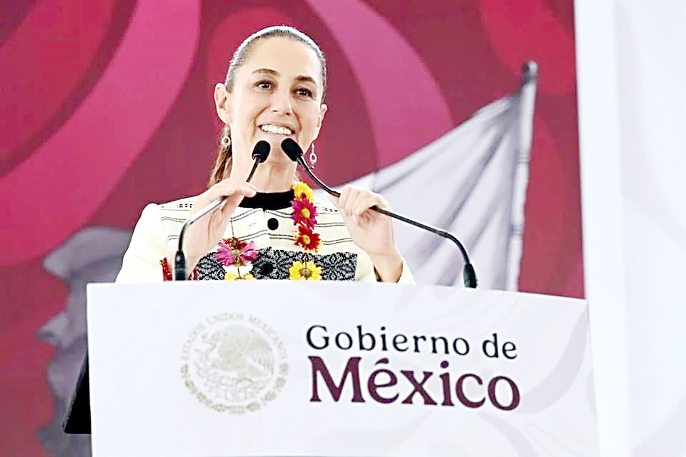 Se gobierna con amor, no con odios, dice Sheinbaum
