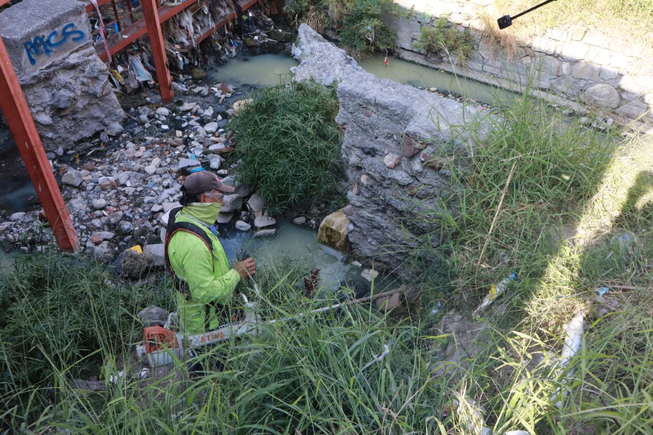 Limpia Gobierno de Saltillo el arroyo La Tórtola