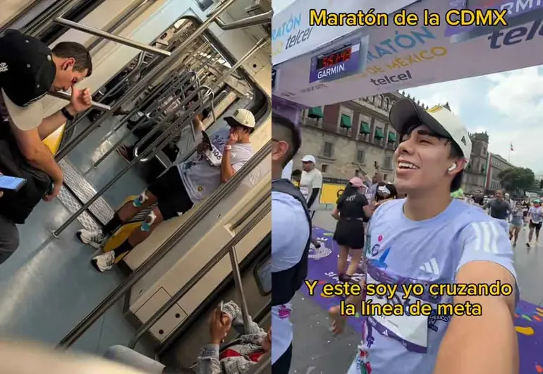 ¿Hizo trampa? Redes acusan a influencer Sonrixs de tomar un atajo en el Maratón de la CDMX