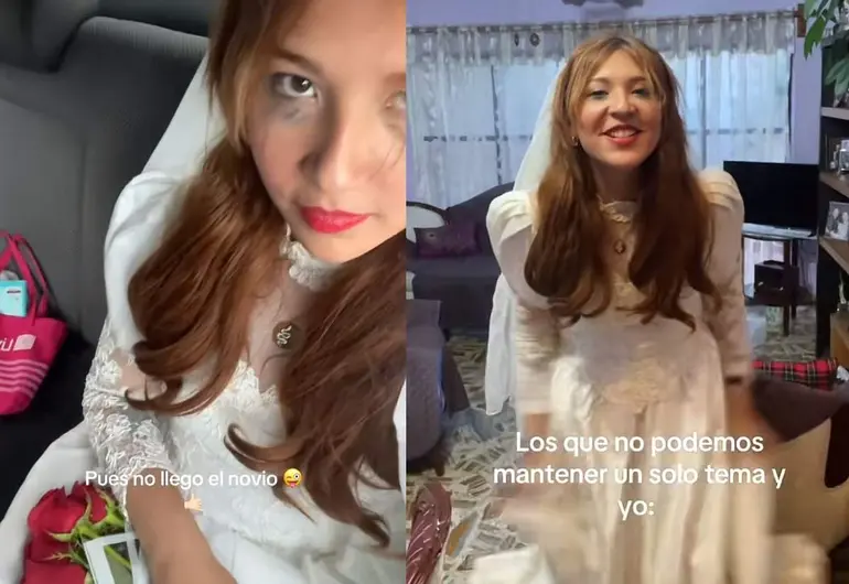 “Así me dejaron”: Novia se graba tras ser plantada y TikTok explota