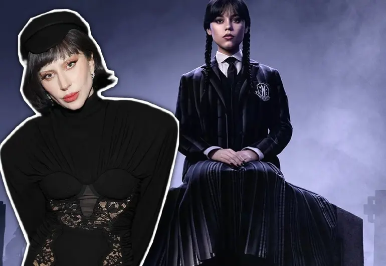 Lady Gaga llega a ‘Merlina’ como Rosaline Rotwood!; Netflix revela cómo luce la cantante
