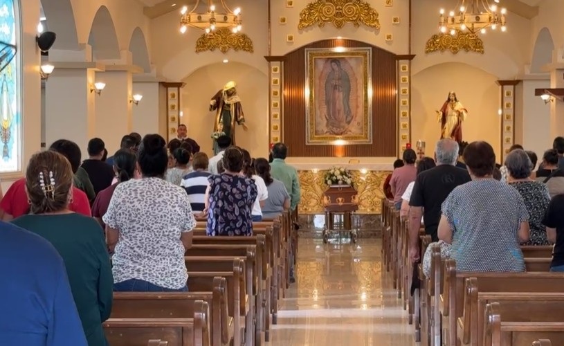 Ofrecen misa en memoria del minero Mauro Sánchez