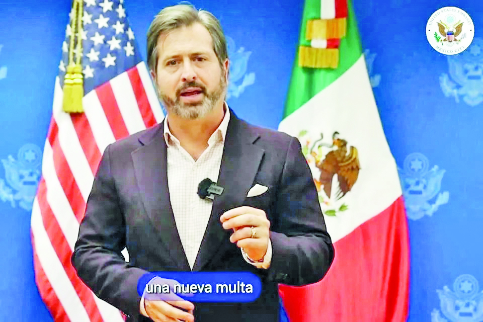 Advierte EU multa de 5 mil dólares por cruzar ilegalmente