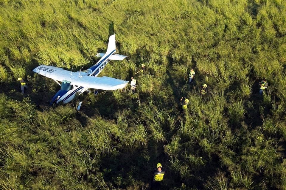 Aterriza aeronave de emergencia en Tamaulipas