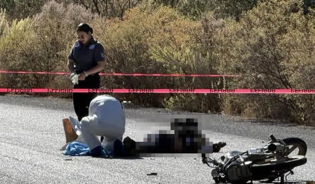 Muere motociclista tras derrapar en la Carbonera