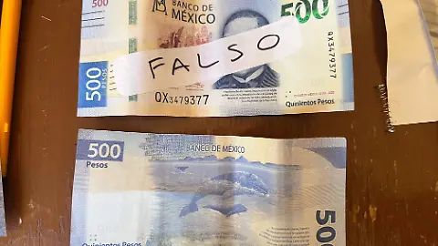 Billetes falsos alertan a comercios de Saltillo