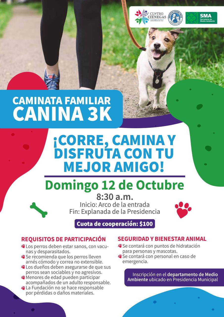 FORTALECE 4-C CUIDADO ANIMAL CON CAMINATA FAMILIAR CANINA