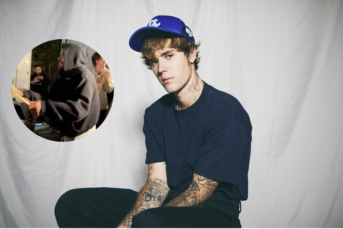 VIDEO| Justin Bieber se viraliza al unirse a banda sinaloense y bailar al ritmo del regional mexicano