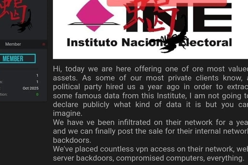 Denuncian hackeo a sistema de INE