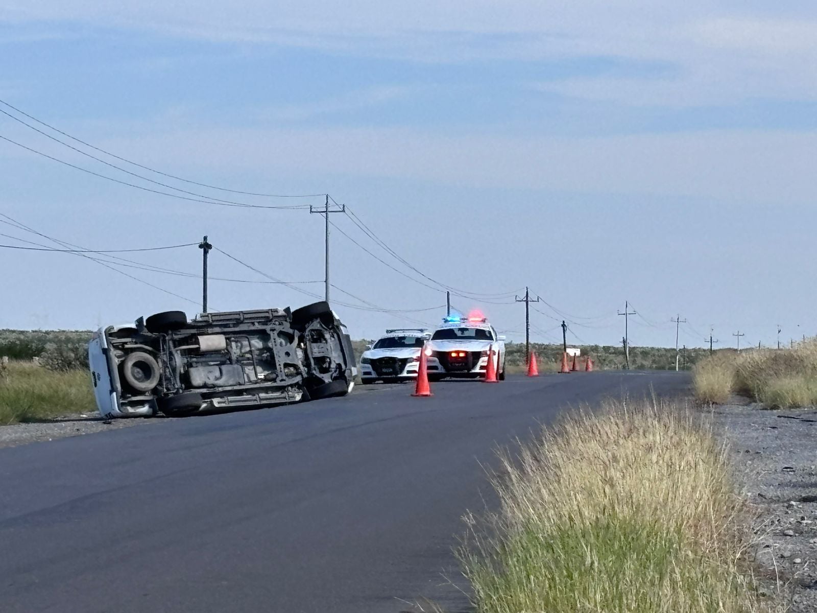 Familia sufre fuerte accidente en la 57