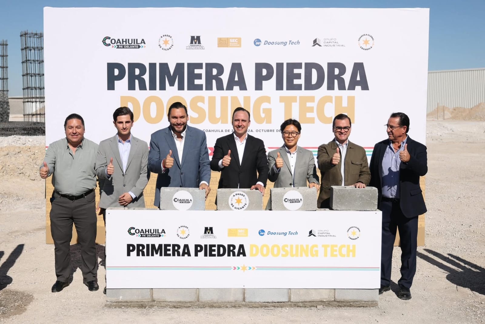 Arranca Manolo obra de inversión coreana