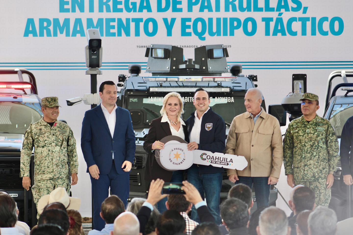 Refuerzan la seguridad de Múzquiz con nueva patrulla
