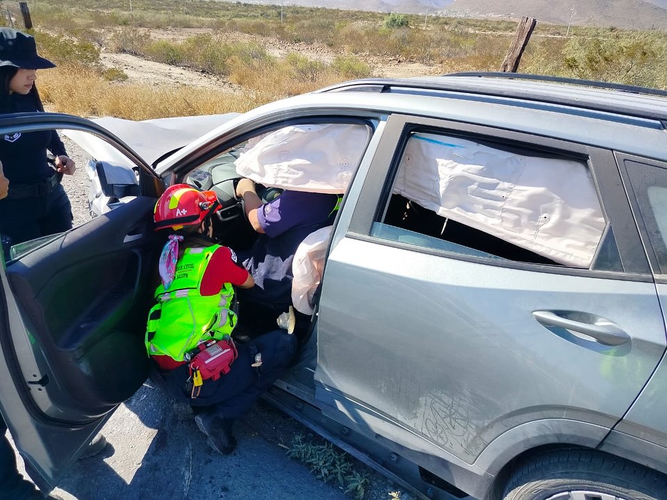 Violento choque deja un lesionado