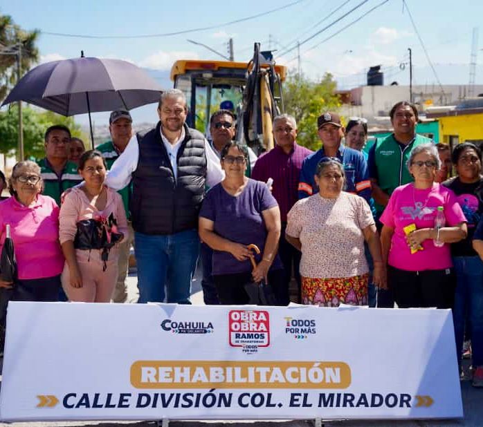 Arranca rehabilitación de calles en colonia El Mirador