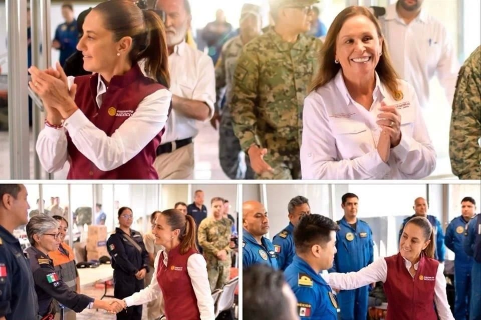 Visita Sheinbaum municipios más afectados en Veracruz