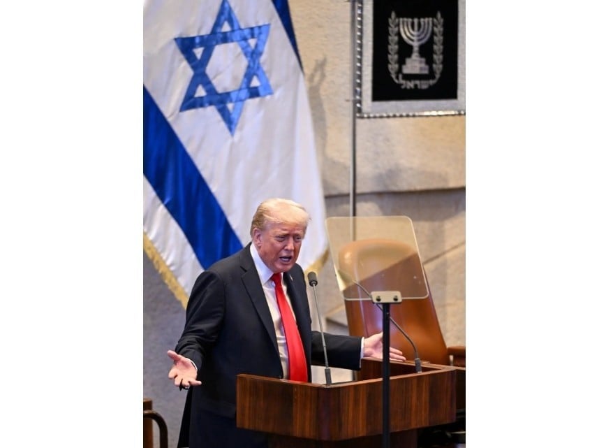 Evita Trump preguntas sobre Gaza