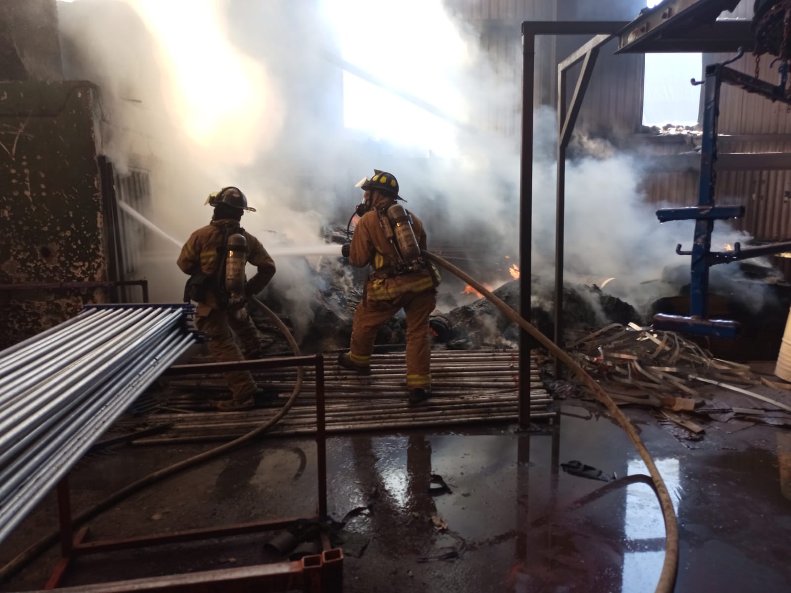 Incendio en Conduit controlado a tiempo por PC de Frontera