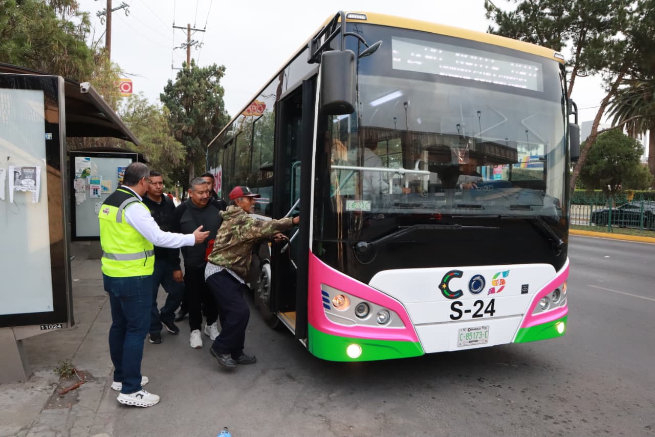 Supervisa IMMUS rutas troncales del “Aquí Vamos Gratis”