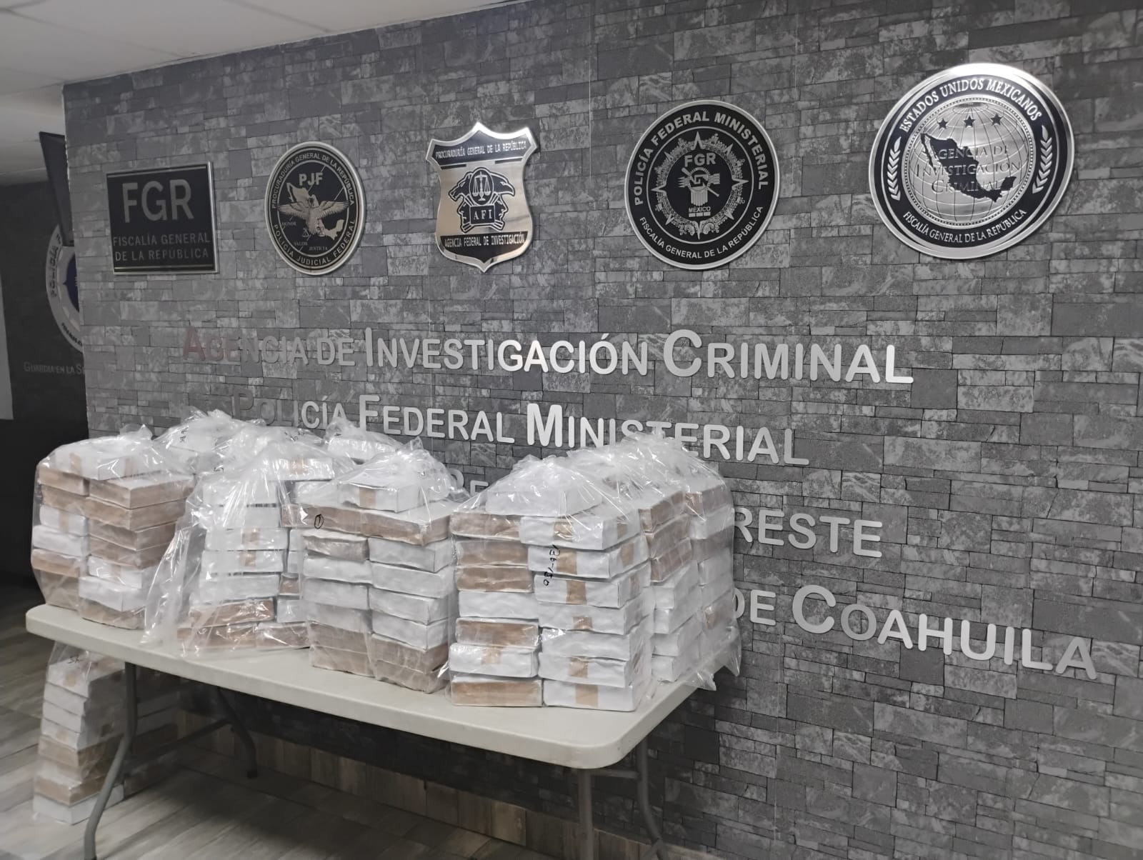Decomisa la FGR 125 kilos de cristal