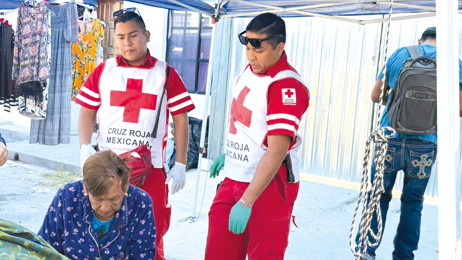 Sufre anciana brutal agresión de su hijo