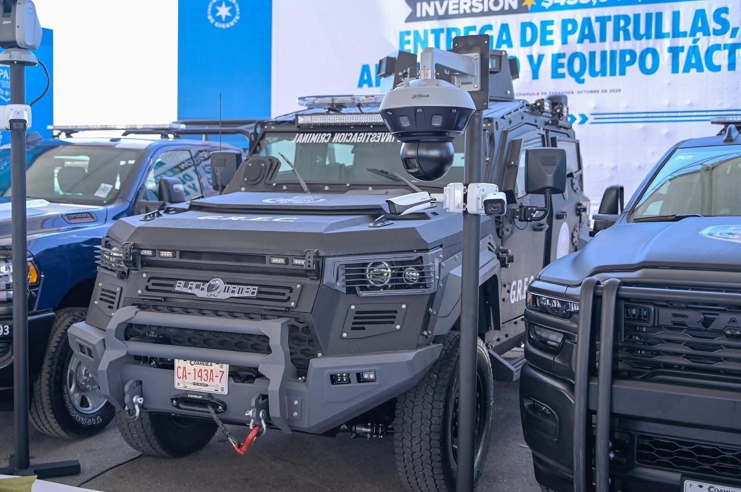 Recibe Carlos patrullas para la Región Centro