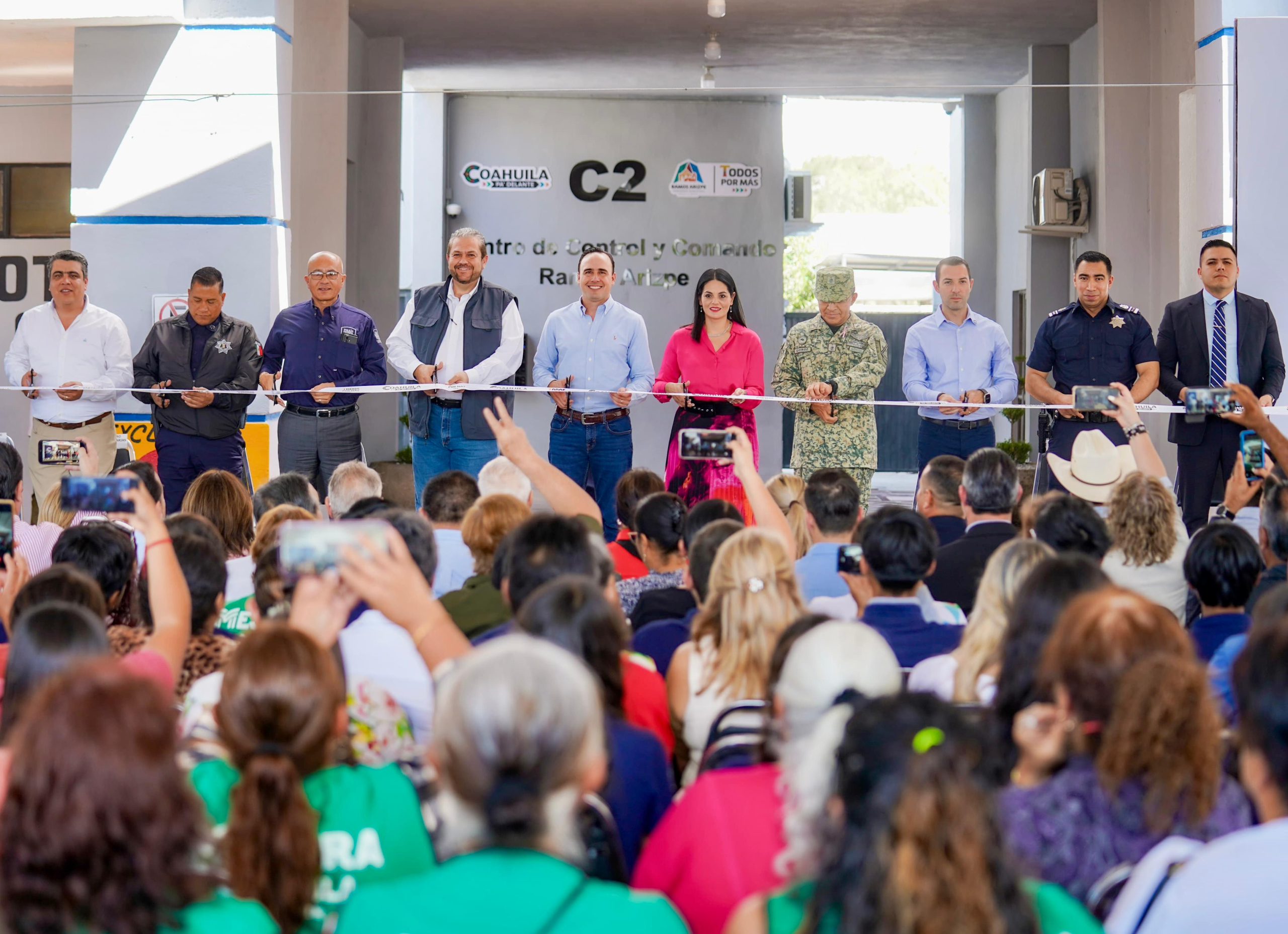Seguridad al siguiente nivel: inauguran Manolo y Tomás C2 en Ramos Arizpe