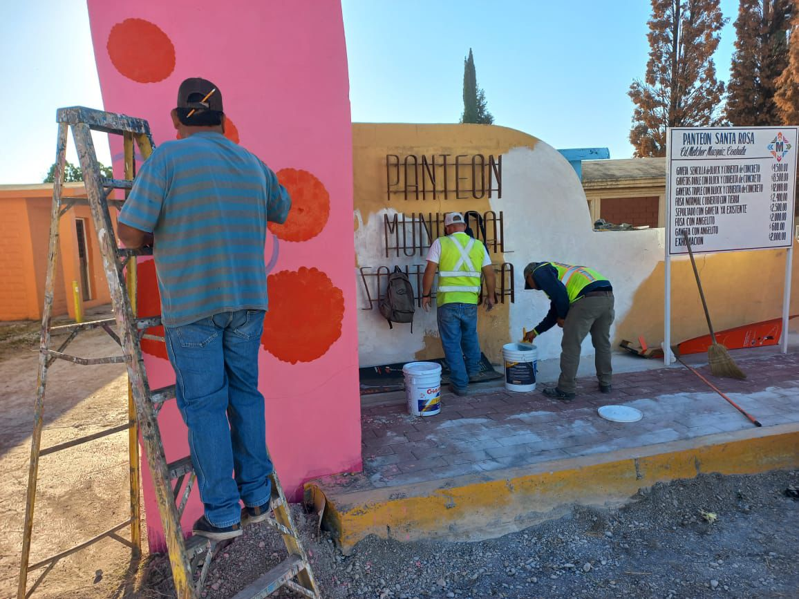 Múzquiz se prepara para rendir homenaje a nuestros fieles difuntos con limpieza y rehabilitación de panteones
