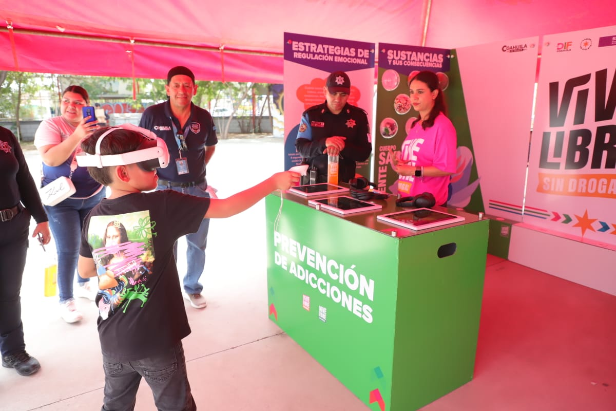 DIF COAHUILA IMPULSA CON FUERZA EL PROGRAMA VIVE LIBRE SIN DROGAS