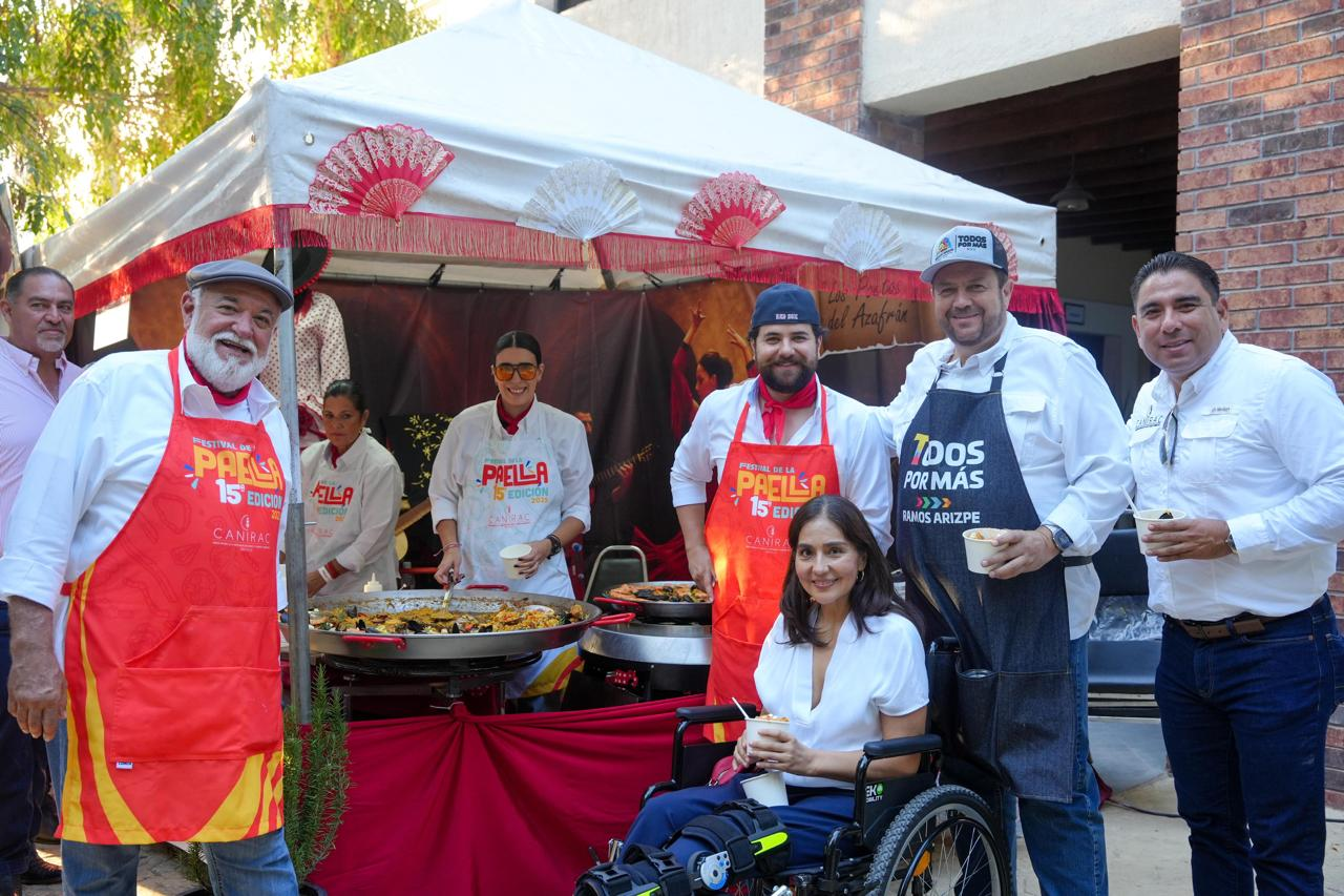 Participa con gran éxito Ramos Arizpe en la XV edición del Festival de la Paella de CANIRAC