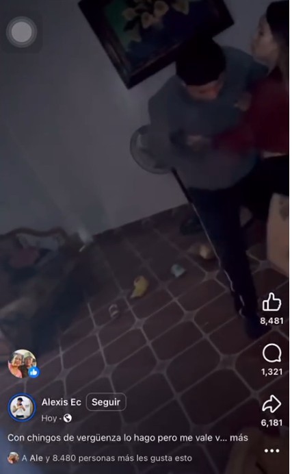 Descubre a su pareja con otro; los exhibe en redes