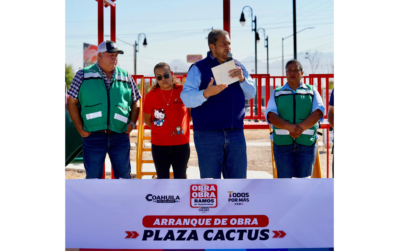 Refuerzan Manolo y Tomás obras para las familias de Ramos