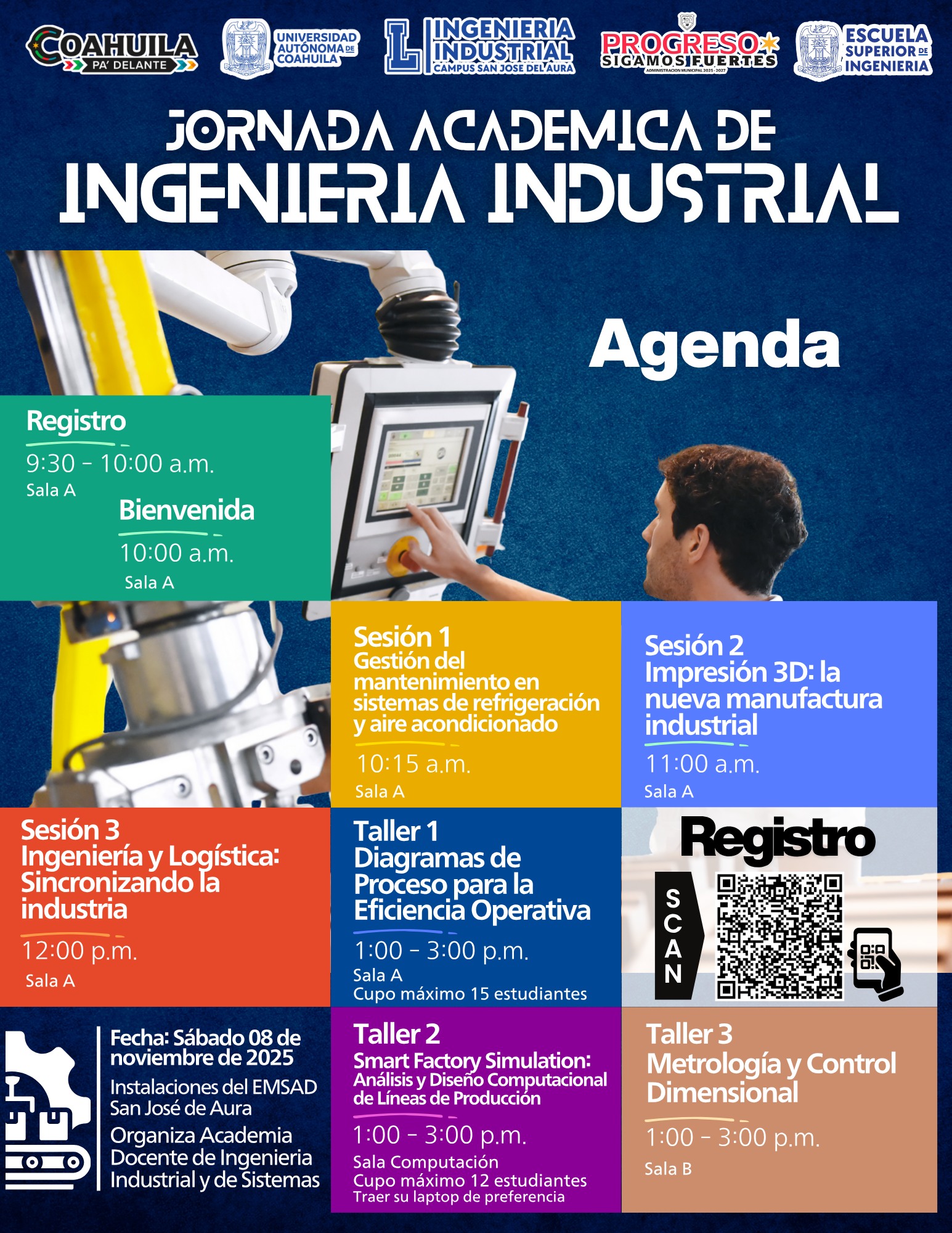 Invita UAdeC a Jornada de Ingeniería Industrial