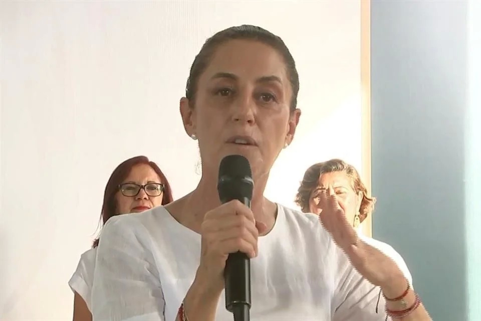 ‘Nunca hay que usar la violencia’: Sheinbaum