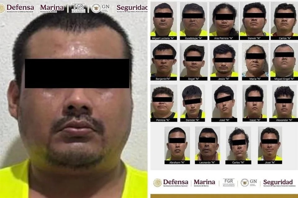 Caen 20 sujetos ligados al CJNG