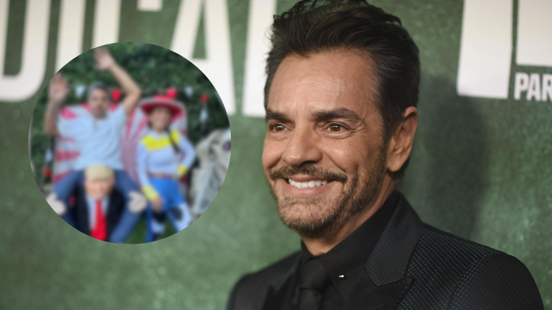 Eugenio Derbez causa sensación en Halloween con disfraz de Donald Trump