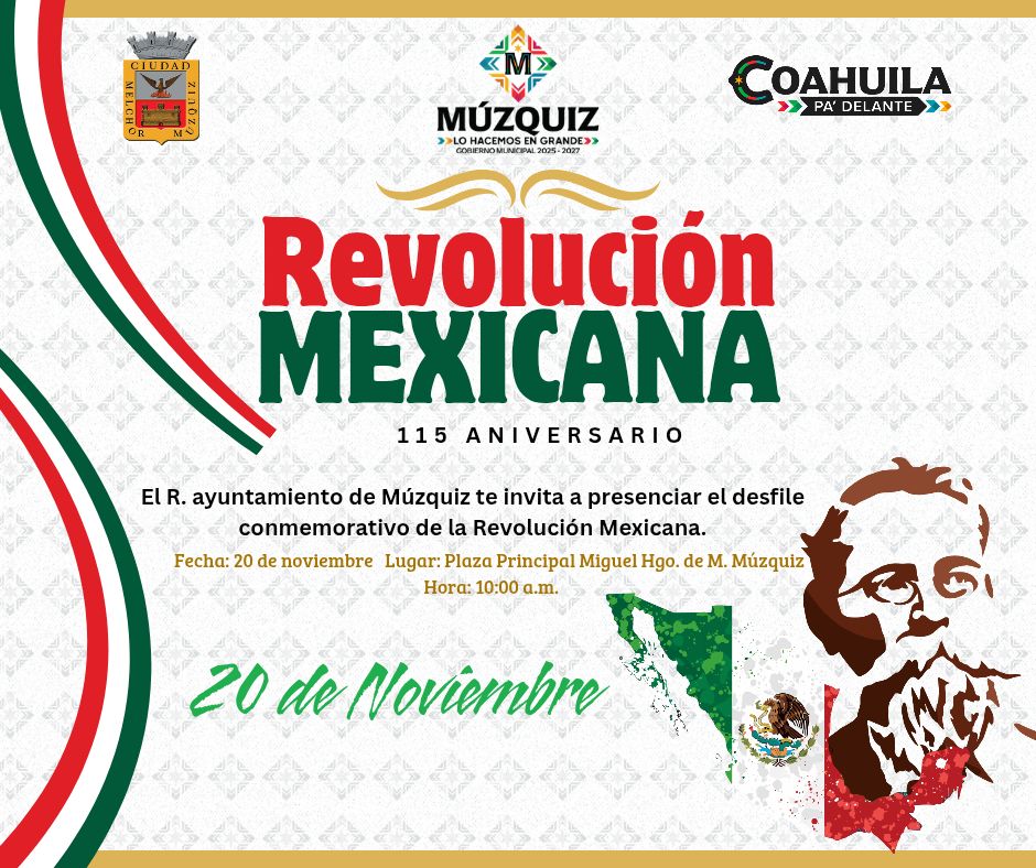 Listo Múzquiz para desfile revolucionario