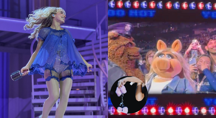 Sabrina Carpenter arresta a Miss Piggy en Los Ángeles