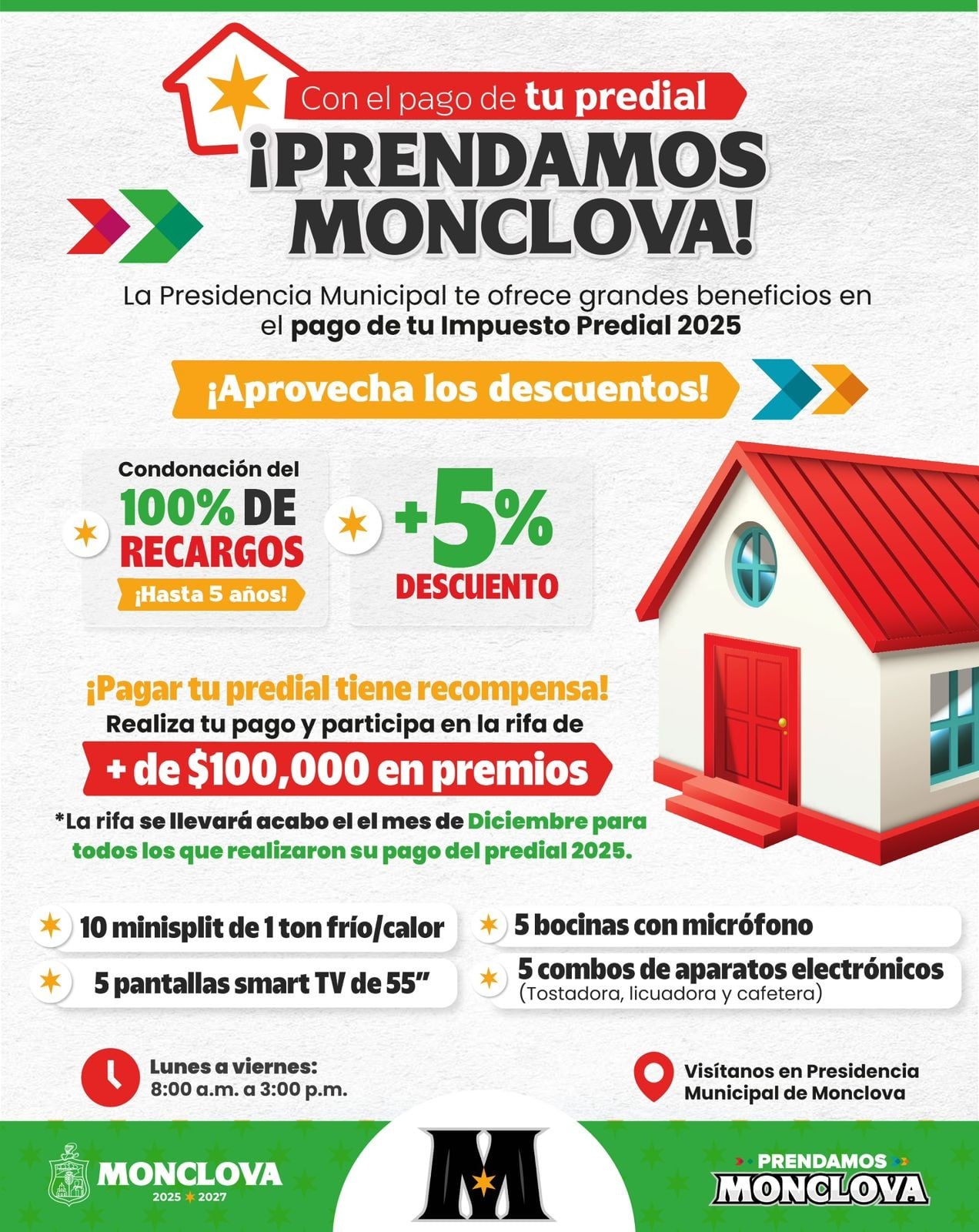 Gobierno Municipal lanza campaña de Pago del Predial
