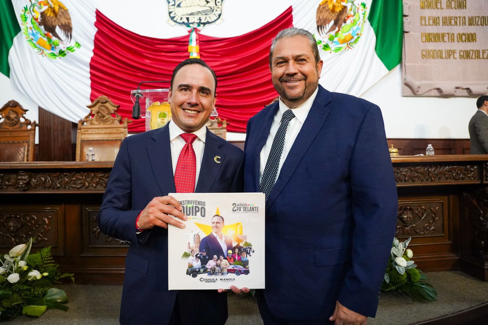 Reconoce Tomás liderazgo y apoyo de Manolo Jiménez