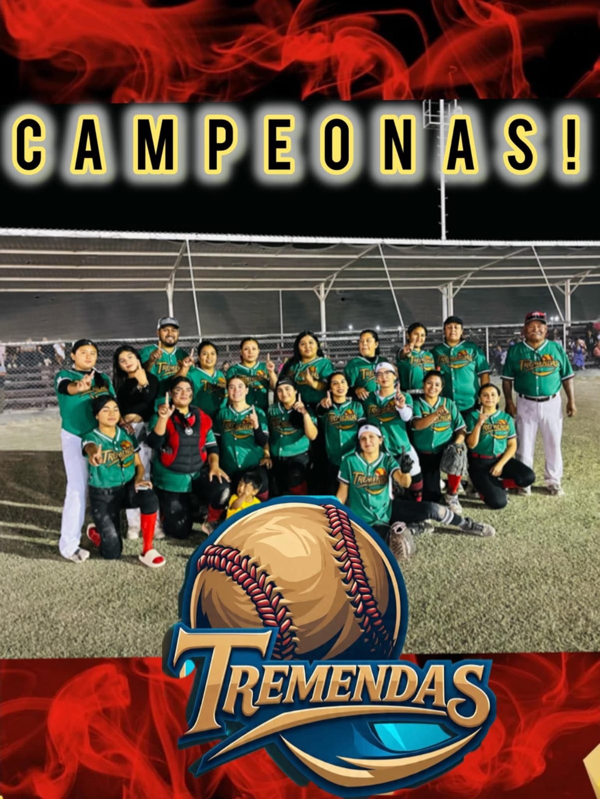 “Tremendas” arrasan y levantan el campeonato