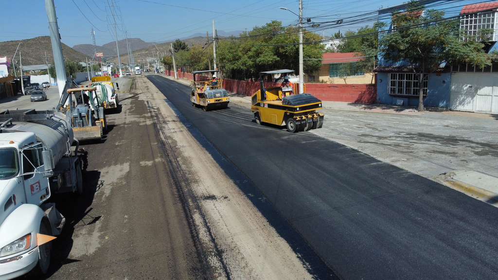 Registra 50 por ciento de avance la repavimentación del bulevar Francisco I. Madero